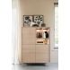 Opbergkast Famosa bruin 136x102x45 cm
