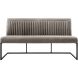 Eetkamerbank Parantino 170 cm taupe