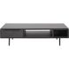 Salontafel Nero 67x135 cm rond noir