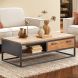Salontafel Mesola 65x130 cm rond mango natural