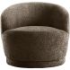 Draaifauteuil Tenna bruin