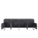 Dressoir Orizone (202 cm) zwart metaal