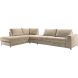 Hoekbank links Licato taupe relaxfunctie excellent comfort