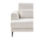 Hoekbank rechts Ansio pocket-visco zitting beige