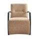 Fauteuil Metal caramel bronze