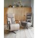 Relaxfauteuil Seduto elektrisch leder beige