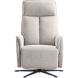 Relaxfauteuil Assele elektrisch lichtgrijs
