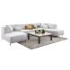 Hoekbank rechts Pantini lichtgrijs premium comfort