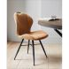 Eetkamerstoel Loana microvezel cognac