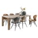 Eettafel Valvola 220x100 acaciahout smoked brown