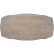 Salontafel Tavolo eikenhout 70x140 cm Deens ovaal grijs