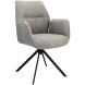 Eetkamerstoel Ombrone draaibaar chenille donkergrijs