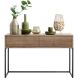 Sidetable Parete 120x40 cm rechthoekig donkerbruin