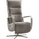 Relaxfauteuil Seduto elektrisch microleder donkergrijs