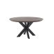 Eettafel Tavolo eikenhout 140 cm rond grafiet