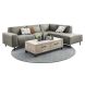 Salontafel Hevano eikenhout 65x132 cm rechthoekig moose
