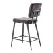 Barkruk Gento velvet antraciet