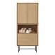 Opbergkast Belvio (85 Cm) light oak fineer