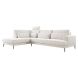 Hoekbank links Ansio beige premium comfort