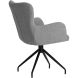 Eetkamerstoel Lembo draaibaar grijs