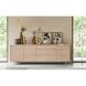Dressoir Famosa 76x228x45 cm bruin