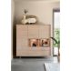 Opbergkast Famosa bruin 150x150x45 cm