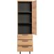 Opbergkast Paranno 197x055x42 cm bruin