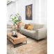 Salontafel Piastra 126x64 cm zwart