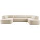 Elementenbank links breed Baricci HR koudschuim ecru