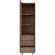 Opbergkast Calvo 202x060x040 cm bruin 3 lades