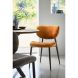 Eetkamerstoel Gomba velvet cognac