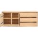 Dressoir Lavio (164 cm) eiken naturel grijs