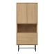 Opbergkast Belvio (85 Cm) light oak fineer