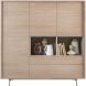 Opbergkast Famosa bruin 150x150x45 cm