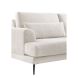 Hoekbank rechts Ansio pocket-visco zitting beige