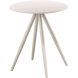 Bijzettafel Cercio keramiek 40 cm rond wit