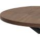Uitschuifbare eettafel Mascaro 150/190 cm rond dark mango