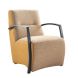 Fauteuil Metal caramel bronze