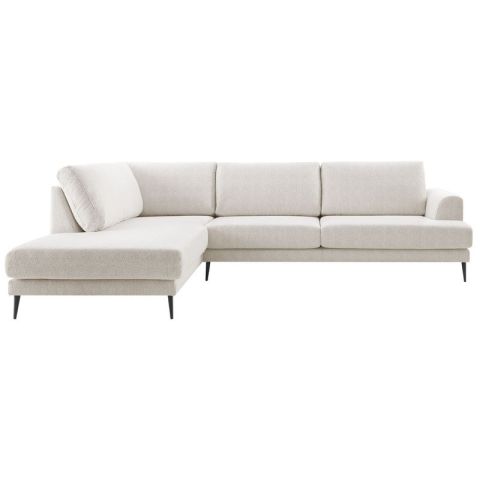 Hoekbank links Ansio beige premium comfort