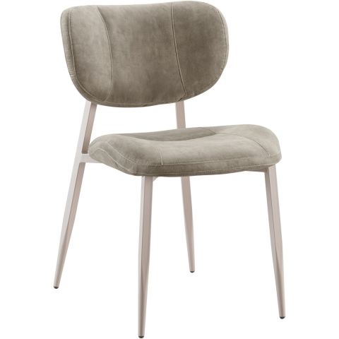 Eetkamerstoel Gomba velvet beige