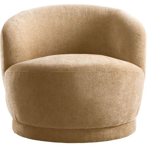 Draaifauteuil Tenna lichtbruin