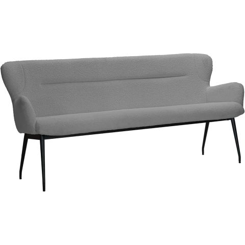 Eetkamerbank Lembo 190 cm grijs