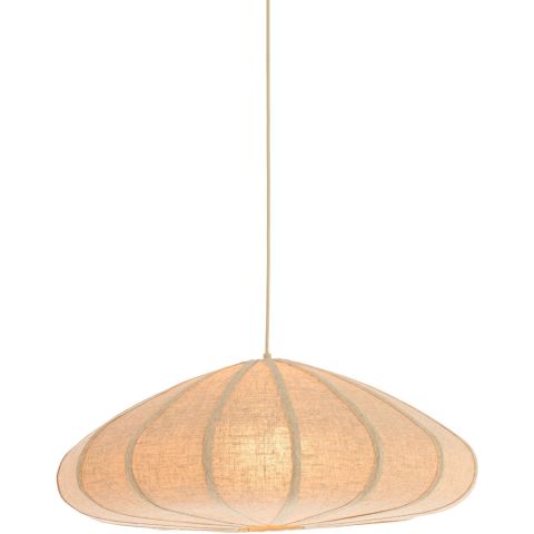 Hanglamp Cantilupo S naturel linnen 1-lichts