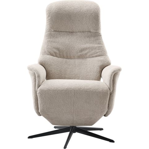 Relaxfauteuil Artizo verstelbare rug en voetensteun M beige