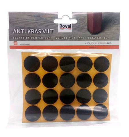 Zelfklevend Oravilt 50 mm bruin