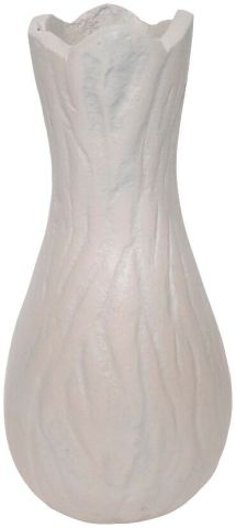 Vaas Duino 9x8x18 cm grijs rond