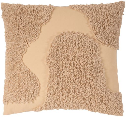 Sierkussen Faicchio 45x45cm beige taddy