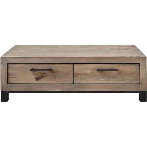 Salontafel Hevano eikenhout 65x132 cm rechthoekig moose