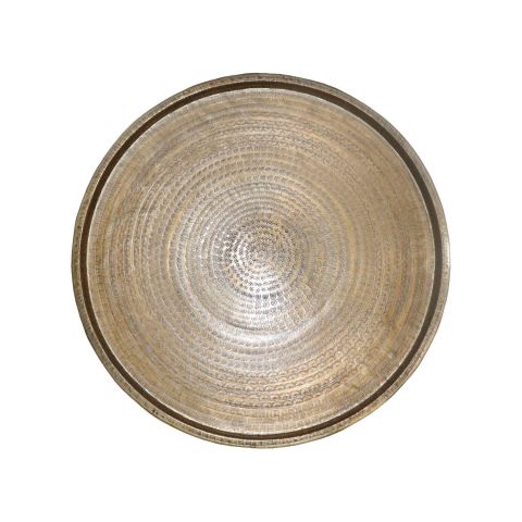 Decoratieschaal Trebbia 69 cm rond brons