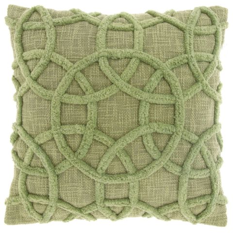 Sierkussen Rovio 45x45cm groen